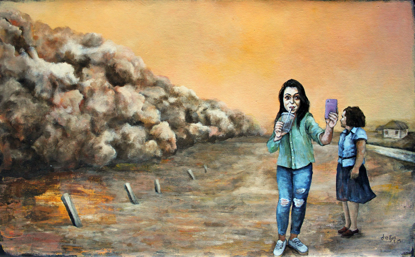 eve of destruction by Dana Ellyn, 2019