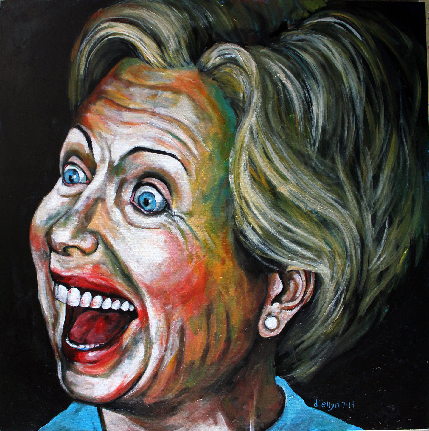 smear campaign by Dana Ellyn, 2019