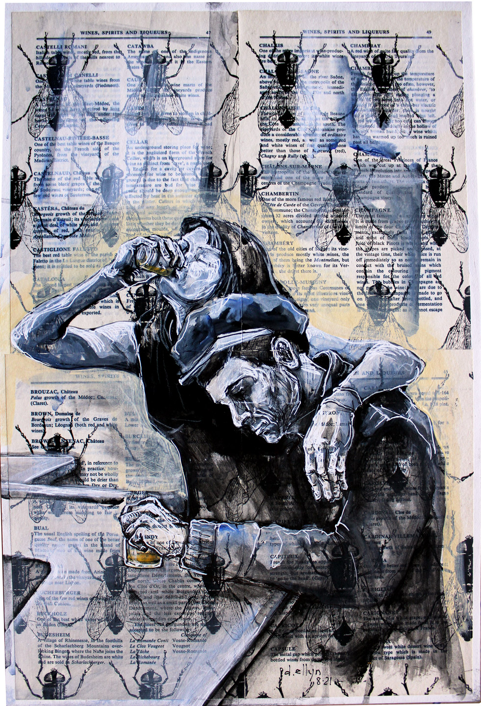 bar flies by Dana Ellyn, 2021
